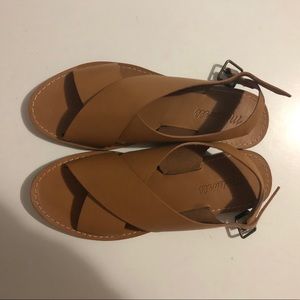 Madewell The Boardwalk Crossover Sandal